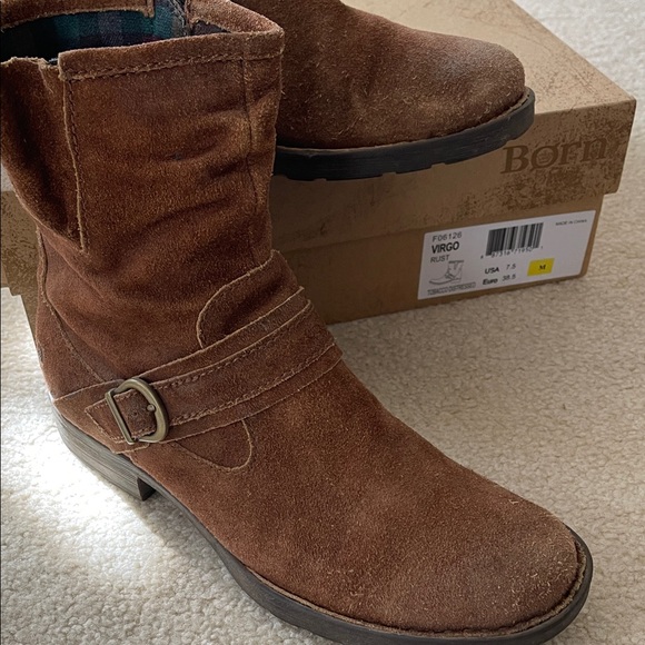 Born Women's Rich Brown Ankle Boots - Picture 3 of 11